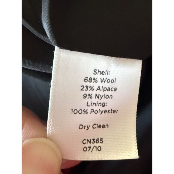 Talbots Red Black Plaid Blazer Jacket Wool Blend Double Breasted Buttons Sz 14 - Picture 5 of 10